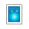 Picture of Aquarius Zodiac Print Art _GroupedProduct_Rectangle_Portrait_Framed_Matted_