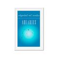 Picture of Aquarius Zodiac Print Art _GroupedProduct_Rectangle_Portrait_Framed_Matted_