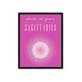 Picture of Sagittarius Zodiac Print Art _GroupedProduct_Rectangle_Portrait_Framed_Matted_