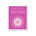 Picture of Sagittarius Zodiac Print Art _GroupedProduct_Rectangle_Portrait_Framed_Matted_