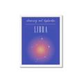 Picture of Libra Zodiac Print Art _GroupedProduct_Rectangle_Portrait_Framed_Matted_