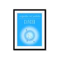 Picture of Cancer Zodiac Print Art _GroupedProduct_Rectangle_Portrait_Framed_Matted_