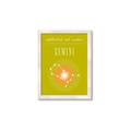 Picture of Gemini Zodiac Print Art _GroupedProduct_Rectangle_Portrait_Framed_Matted_