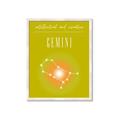 Picture of Gemini Zodiac Print Art _GroupedProduct_Rectangle_Portrait_Framed_Matted_