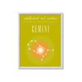 Picture of Gemini Zodiac Print Art _GroupedProduct_Rectangle_Portrait_Framed_Matted_