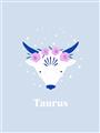 Picture of Kids Taurus Zodiac _GroupedProduct_Rectangle_Portrait_Unframed_Print_Only_