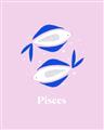 Picture of Kids Pisces Zodiac _GroupedProduct_Rectangle_Portrait_Unframed_Print_Only_