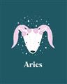 Picture of Kids Aries Zodiac _GroupedProduct_Rectangle_Portrait_Unframed_Print_Only_