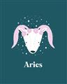Picture of Kids Aries Zodiac _GroupedProduct_Rectangle_Portrait_Unframed_Print_Only_