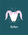 Picture of Kids Aries Zodiac _GroupedProduct_Rectangle_Portrait_Unframed_Print_Only_