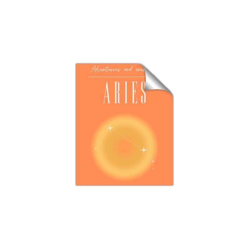 Picture of Aries Zodiac Print Art _GroupedProduct_Rectangle_Portrait_Unframed_Print_Only_