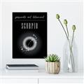 Picture of Scorpio Zodiac Print Art _GroupedProduct_Rectangle_Portrait_Canvas_