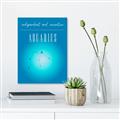 Picture of Aquarius Zodiac Print Art _GroupedProduct_Rectangle_Portrait_Canvas_