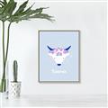 Picture of Kids Taurus Zodiac _GroupedProduct_Rectangle_Portrait_Canvas_Framed_