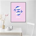 Picture of Kids Pisces Zodiac _GroupedProduct_Rectangle_Portrait_Canvas_Framed_