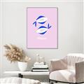 Picture of Kids Pisces Zodiac _GroupedProduct_Rectangle_Portrait_Canvas_Framed_