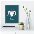 Picture of Kids Aries Zodiac _GroupedProduct_Rectangle_Portrait_Canvas_Framed_