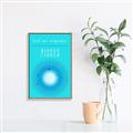 Picture of Pisces Zodiac Print Art _GroupedProduct_Rectangle_Portrait_Canvas_Framed_