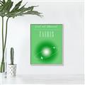 Picture of Taurus Zodiac Print Art _GroupedProduct_Rectangle_Portrait_Canvas_Framed_
