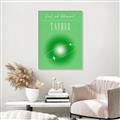 Picture of Taurus Zodiac Print Art _GroupedProduct_Rectangle_Portrait_Canvas_Framed_