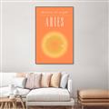 Picture of Aries Zodiac Print Art _GroupedProduct_Rectangle_Portrait_Canvas_Framed_