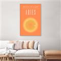 Picture of Aries Zodiac Print Art _GroupedProduct_Rectangle_Portrait_Canvas_Framed_