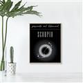 Picture of Scorpio Zodiac Print Art _GroupedProduct_Rectangle_Portrait_Canvas_Framed_