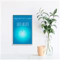 Picture of Aquarius Zodiac Print Art _GroupedProduct_Rectangle_Portrait_Canvas_Framed_