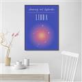 Picture of Libra Zodiac Print Art _GroupedProduct_Rectangle_Portrait_Canvas_Framed_