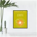 Picture of Gemini Zodiac Print Art _GroupedProduct_Rectangle_Portrait_Canvas_Framed_