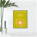 Picture of Gemini Zodiac Print Art _GroupedProduct_Rectangle_Portrait_Canvas_Framed_