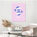 Picture of Kids Pisces Zodiac _GroupedProduct_Rectangle_Portrait_Unframed_Print_Only_