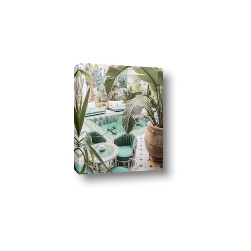 Picture of Green Hotel Oasis _GroupedProduct_Rectangle_Portrait_Photography _GroupedProduct_Rectangle_Portrait_Canvas_
