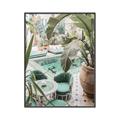 Picture of Green Hotel Oasis _GroupedProduct_Rectangle_Portrait_Photography _GroupedProduct_Rectangle_Portrait_Canvas_Framed_