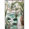 Picture of Green Hotel Oasis _GroupedProduct_Rectangle_Portrait_Photography _GroupedProduct_Rectangle_Portrait_Canvas_Framed_