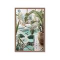 Picture of Green Hotel Oasis _GroupedProduct_Rectangle_Portrait_Photography _GroupedProduct_Rectangle_Portrait_Framed_Matted_