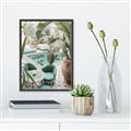 Picture of Green Hotel Oasis _GroupedProduct_Rectangle_Portrait_Photography _GroupedProduct_Rectangle_Portrait_Canvas_Framed_