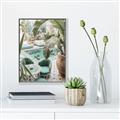 Picture of Green Hotel Oasis _GroupedProduct_Rectangle_Portrait_Photography _GroupedProduct_Rectangle_Portrait_Canvas_Framed_
