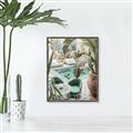 Picture of Green Hotel Oasis _GroupedProduct_Rectangle_Portrait_Photography _GroupedProduct_Rectangle_Portrait_Canvas_Framed_