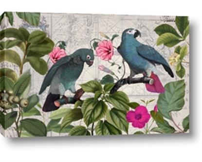 Picture of Blue Nostalgic Tropical Parrot Birds