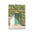 Picture of Green Door with Lush Leaves _GroupedProduct_Rectangle_Portrait_Photography _GroupedProduct_Rectangle_Portrait_Canvas_