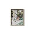 Picture of Green Hotel Pool _GroupedProduct_Rectangle_Portrait_Photography _GroupedProduct_Rectangle_Portrait_Canvas_Framed_