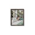 Picture of Green Hotel Pool _GroupedProduct_Rectangle_Portrait_Photography _GroupedProduct_Rectangle_Portrait_Canvas_Framed_