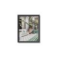 Picture of Green Hotel Pool _GroupedProduct_Rectangle_Portrait_Photography _GroupedProduct_Rectangle_Portrait_Canvas_Framed_