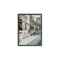 Picture of Green Hotel Pool _GroupedProduct_Rectangle_Portrait_Photography _GroupedProduct_Rectangle_Portrait_Canvas_Framed_