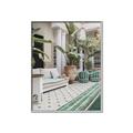Picture of Green Hotel Pool _GroupedProduct_Rectangle_Portrait_Photography _GroupedProduct_Rectangle_Portrait_Canvas_Framed_