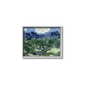 Picture of Vincent Van Gogh's Olive Trees With the Alpilles (1889) _GroupedProduct_Rectangle_Landscape_Canvas_Framed_