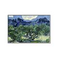 Picture of Vincent Van Gogh's Olive Trees With the Alpilles (1889) _GroupedProduct_Rectangle_Landscape_Canvas_Framed_