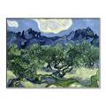 Picture of Vincent Van Gogh's Olive Trees With the Alpilles (1889) _GroupedProduct_Rectangle_Landscape_Canvas_Framed_