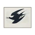 Picture of Vintage Black Sooty Tern _GroupedProduct_Rectangle_Landscape_Canvas_Framed_